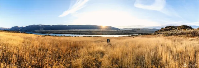 a view of lake with mountain
