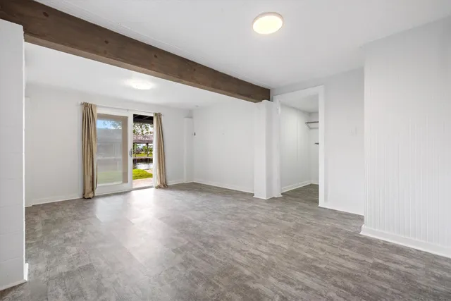 a view of an empty room