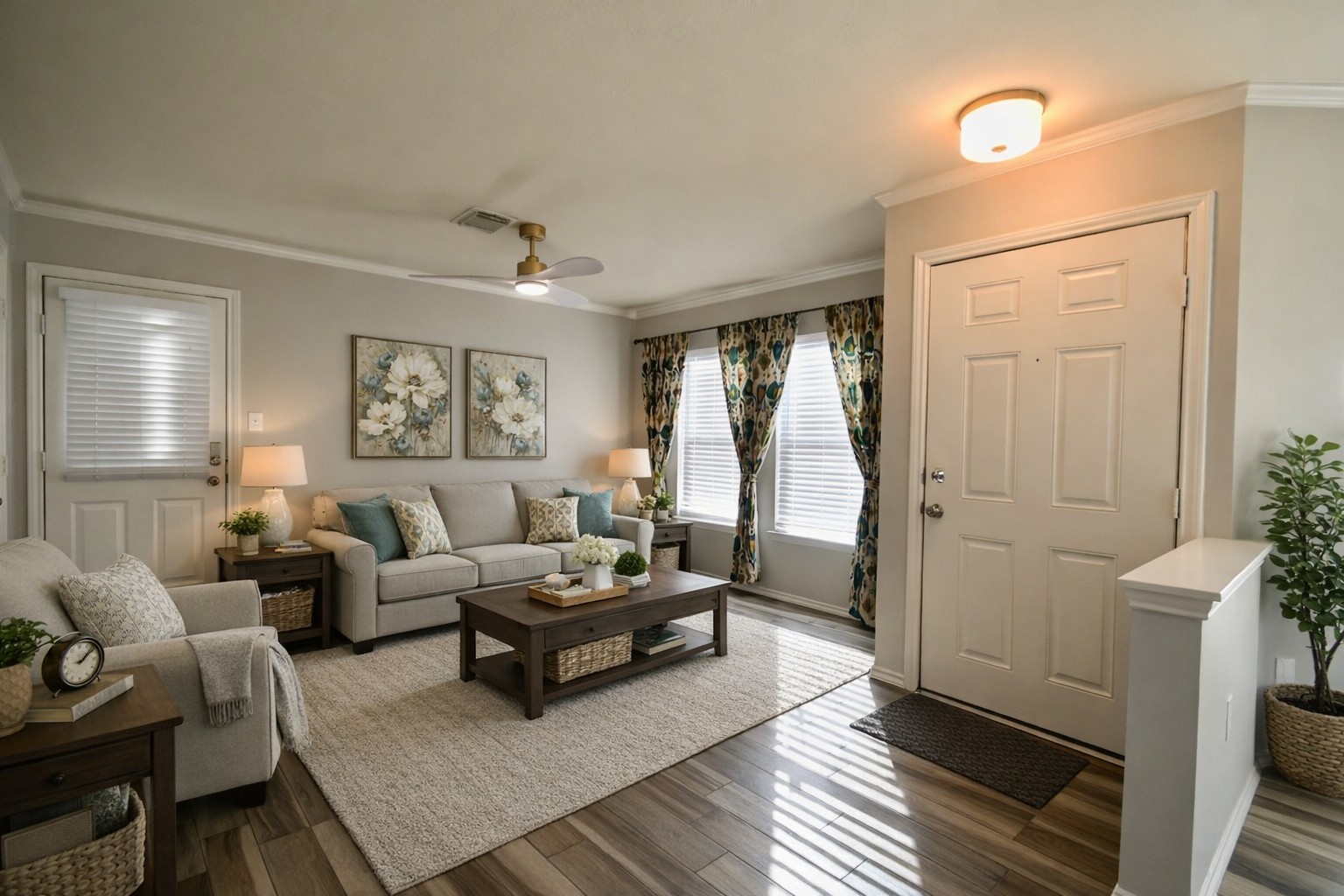 1706 Redwing Bluff Drive Houston, TX 77009 - Photo 3 of 24 a living room with furniture and a gate