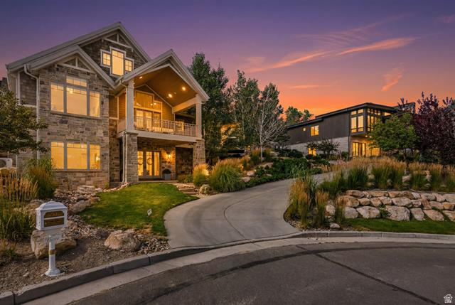 3 Carriagewood Cove, Unit 1088 Sandy, UT 84092 - Photo 79 of 79 Stone and siding exterior with gabled roof lines