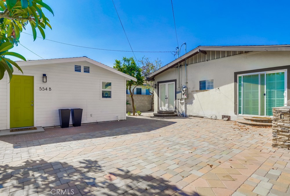 554 South Lemon Street, Unit B Anaheim, CA 92805 - Photo 3 of 10 a view of a house with a patio