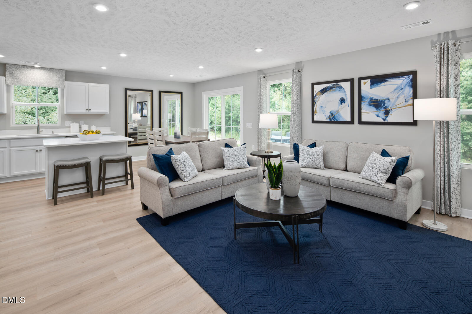 505 Matthiola Drive Wendell, NC 27591 - Photo 11 of 35 a living room with furniture and a wooden floor