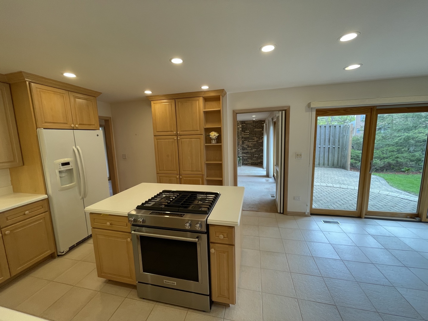 1119 Deerfield Road Deerfield, IL 60015 - Photo 9 of 30 a kitchen with stainless steel appliances granite countertop a stove a refrigerator and a sink