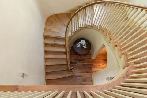 a very nice looking room with a large window