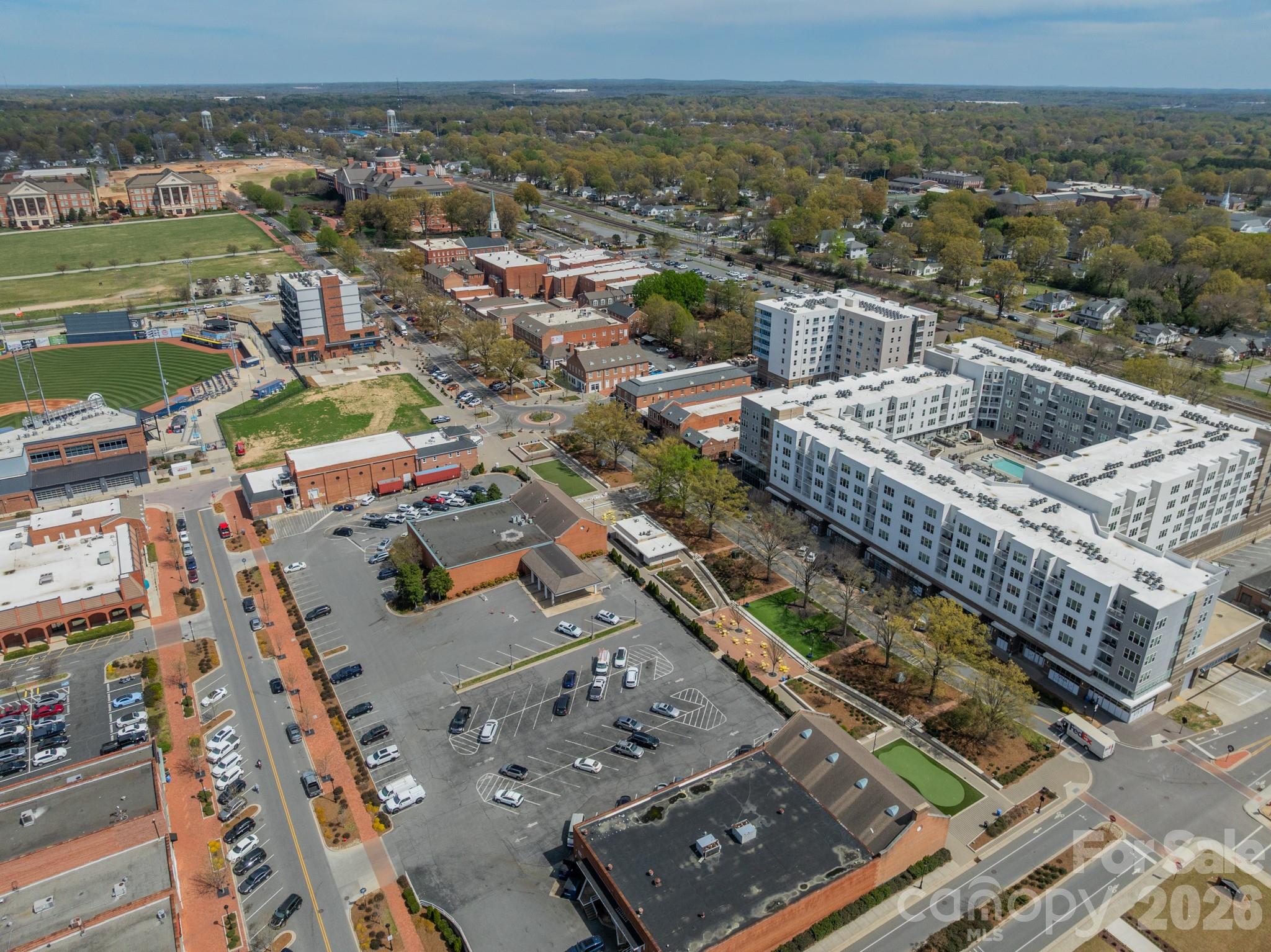 1015 South Walnut Street Kannapolis, NC 28081 - Photo 19 of 19 an aerial view of residential houses with outdoor space