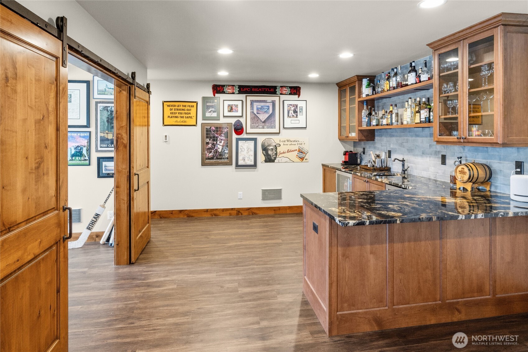 421 Meadow Ridge Drive Cle Elum, WA 98922 - Photo 30 of 39 a kitchen with stainless steel appliances granite countertop a refrigerator and a stove top oven