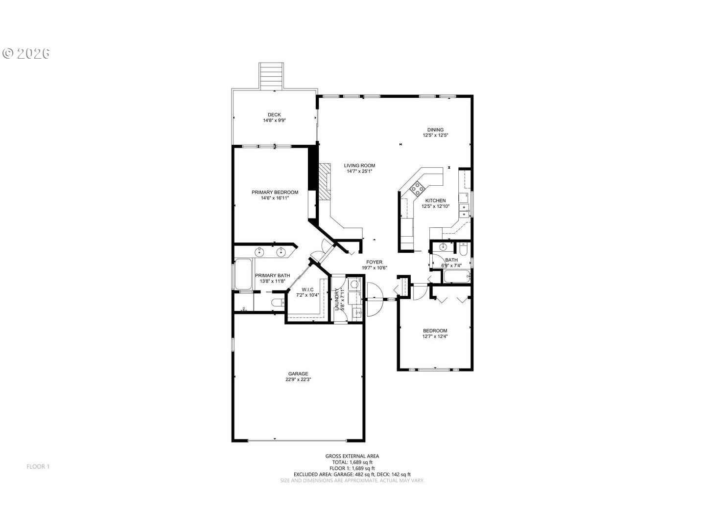 12664 Southwest Bexley Lane Portland, OR 97224 - Photo 48 of 48 Floor Plan