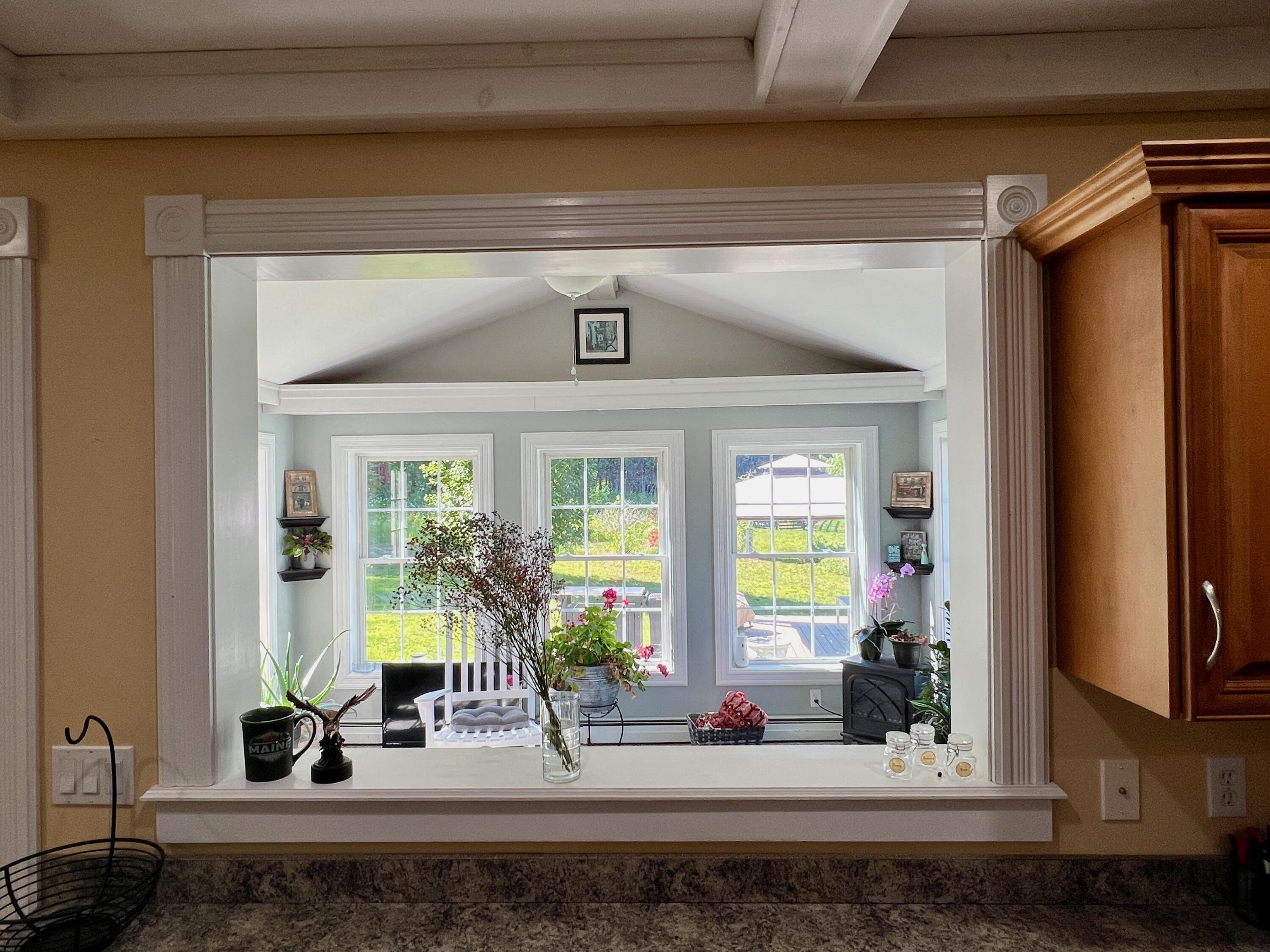 474 Hudson Road Corinth, ME 04427 - Photo 21 of 74 Kitchen to Sunroom