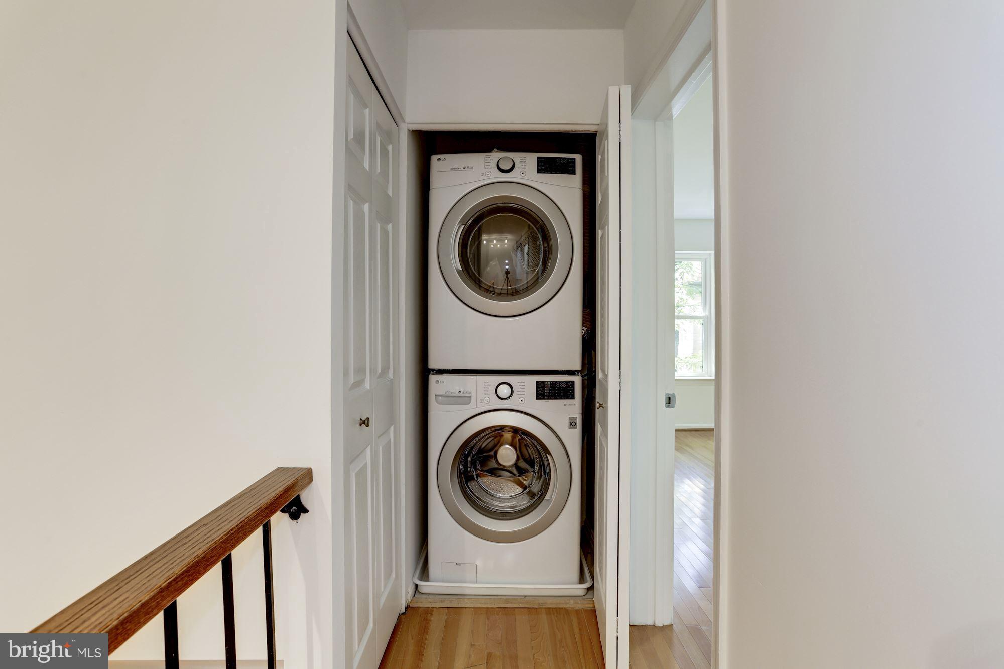 1325 13th Street Northwest, Unit 24 Washington, DC 20005 - Photo 20 of 30 a view of washer and dryer in a utility room