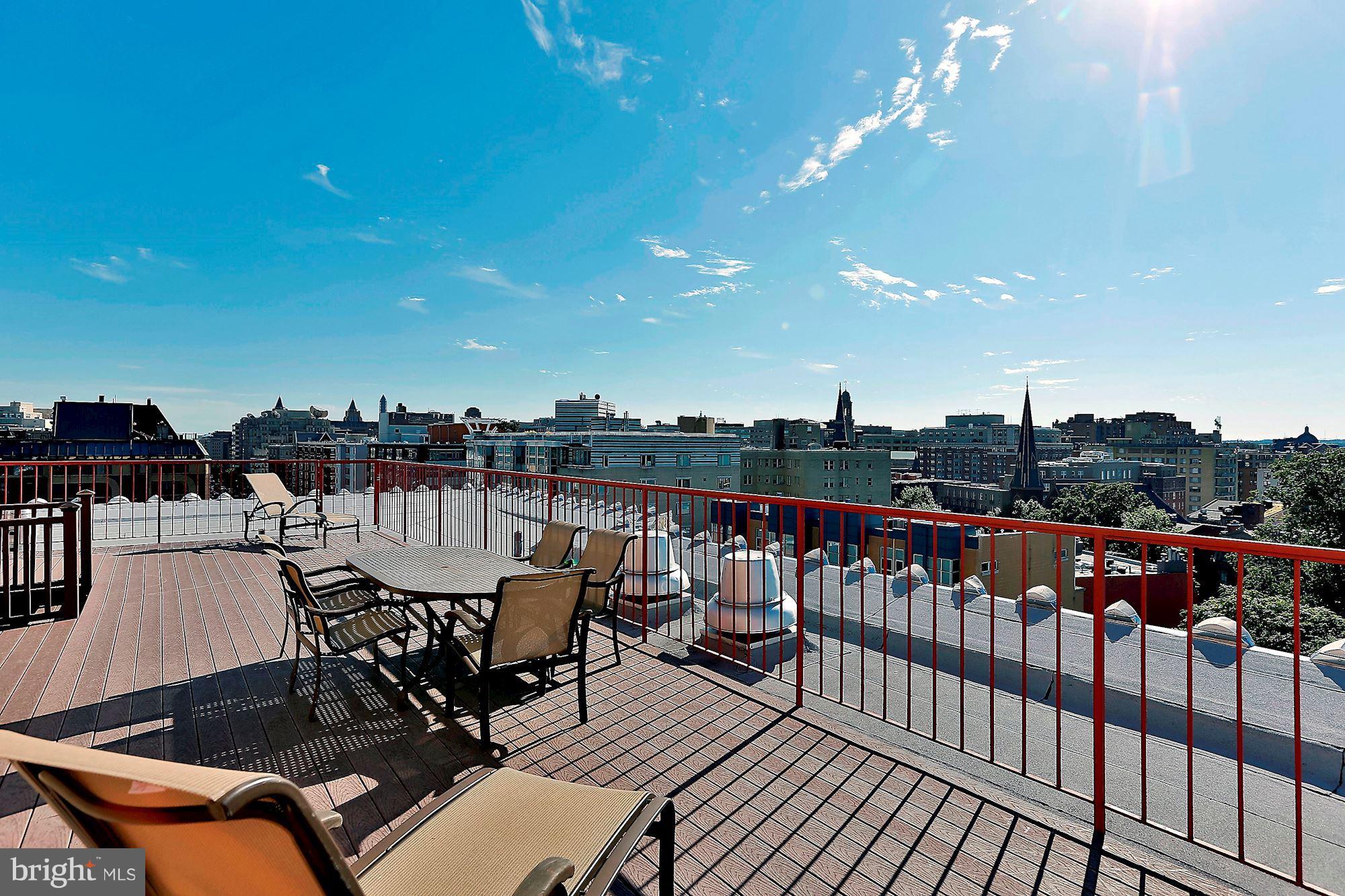 1325 13th Street Northwest, Unit 24 Washington, DC 20005 - Photo 23 of 30 a roof deck with patio