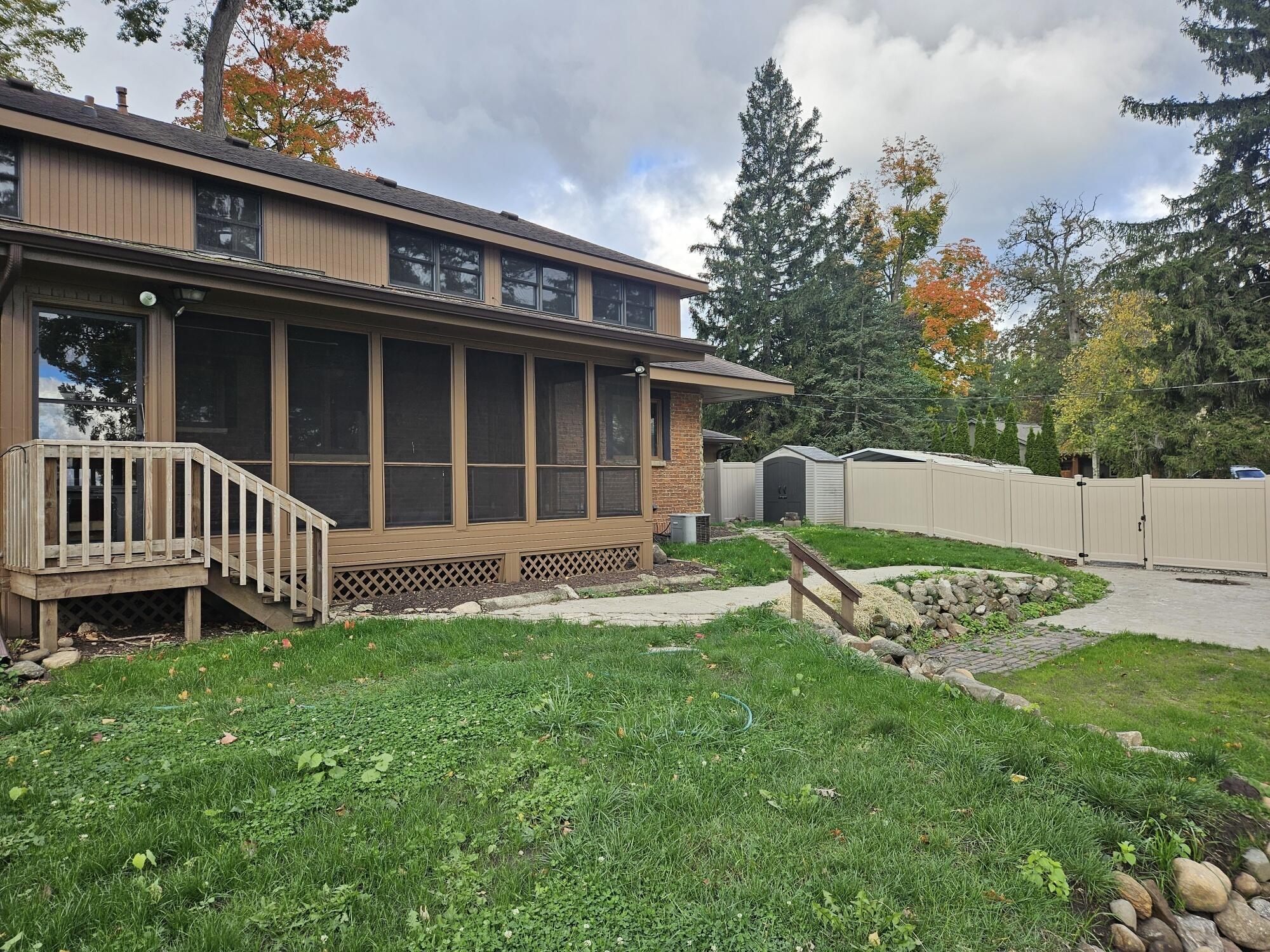 683 Waverly Road La Porte, IN 46350 - Photo 48 of 54 a view of a house with a yard and deck
