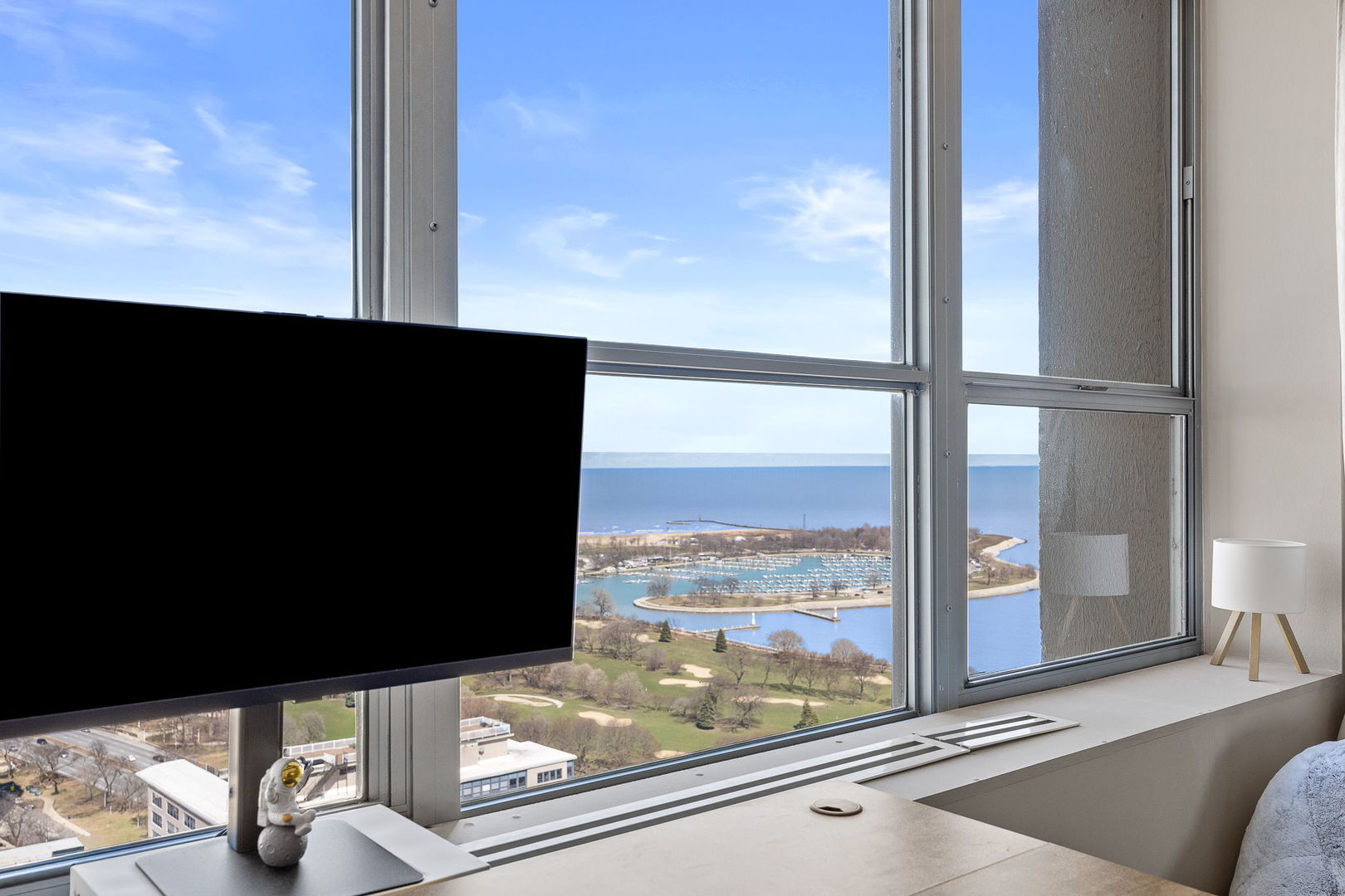 655 West Irving Park Road, Unit 3708 Chicago, IL 60613 - Photo 28 of 55 a view of a window with living room