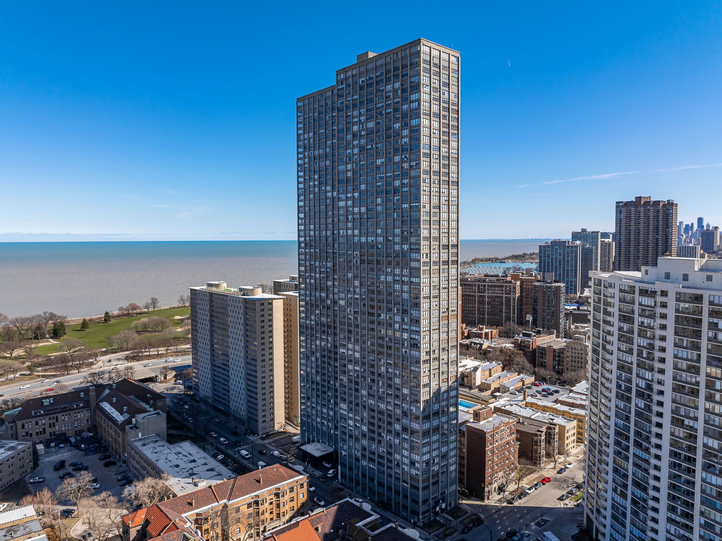 655 West Irving Park Road, Unit 3708 Chicago, IL 60613 - Photo 4 of 55 a city view with tall buildings