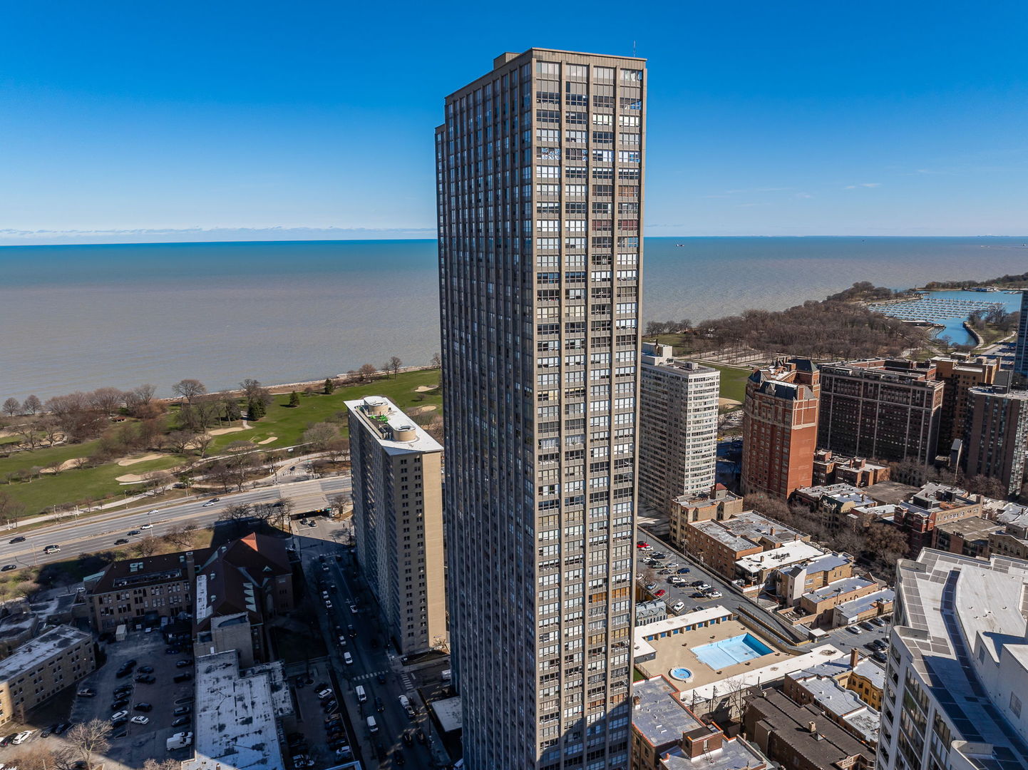 655 West Irving Park Road, Unit 3708 Chicago, IL 60613 - Photo 54 of 55 a view of a city with tall buildings