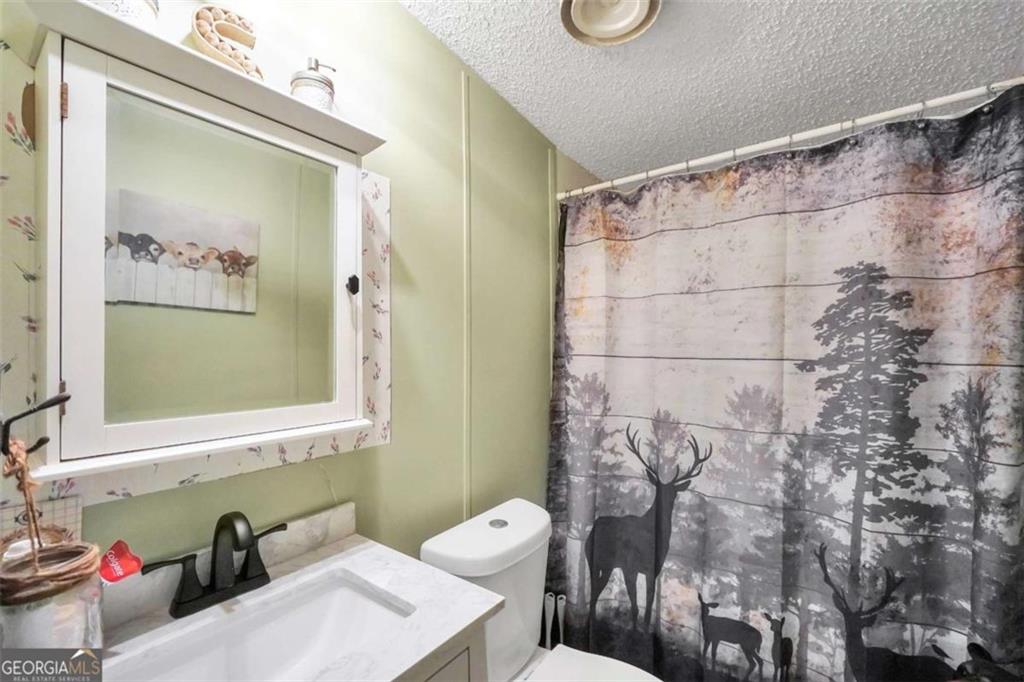 926 Silver Dollar Road Milner, GA 30257 - Photo 9 of 15 a bathroom with a sink and a mirror