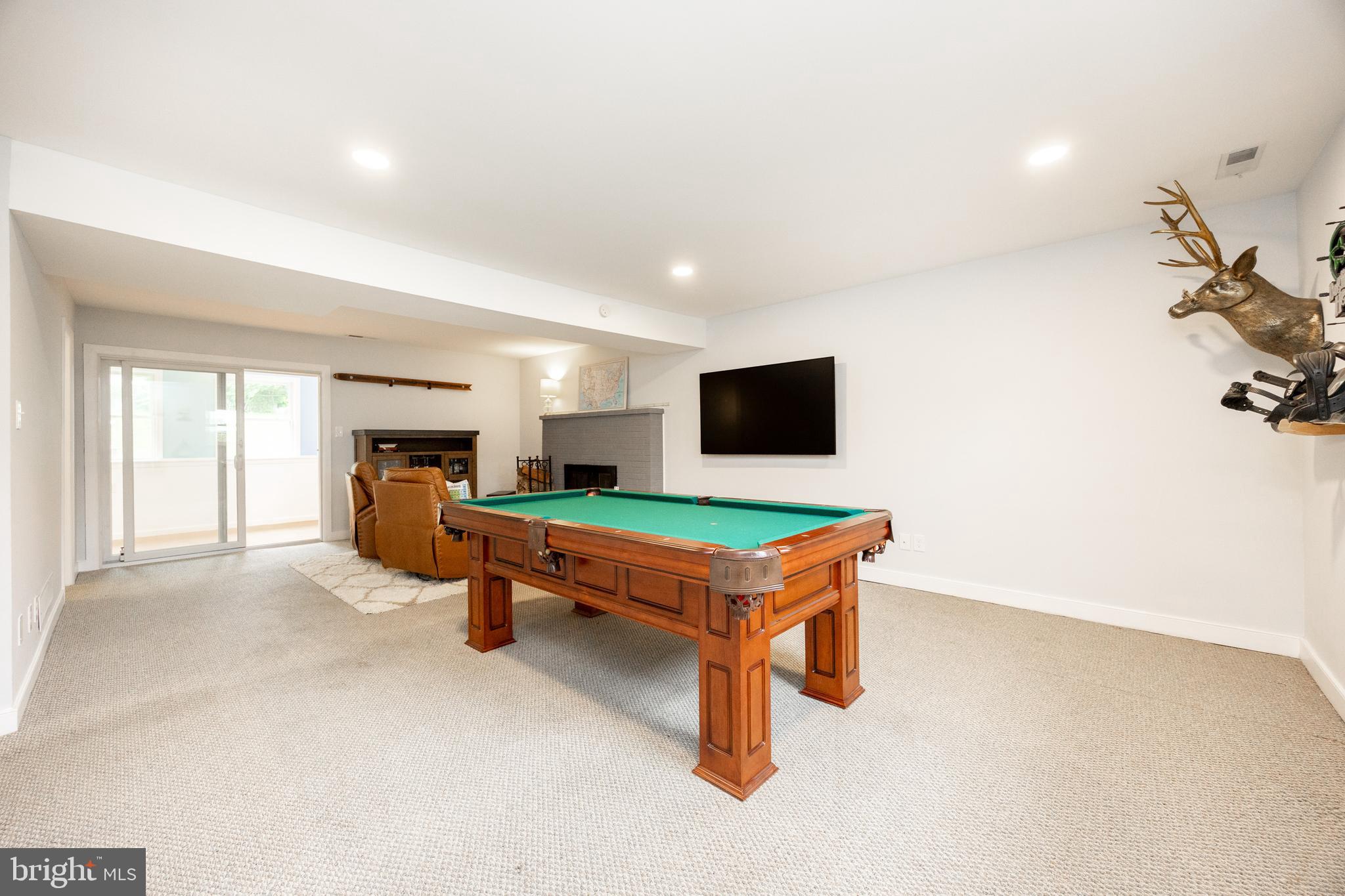 4445 Bethel Road Upper Chichester, PA 19061 - Photo 30 of 41 a room with furniture pool table and flat screen tv