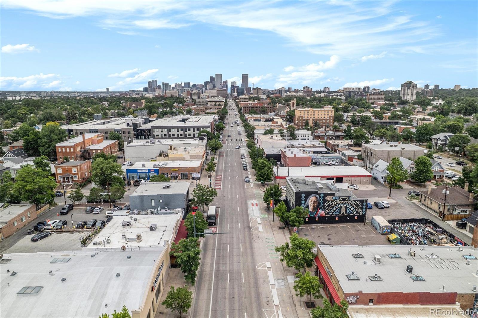 474 Inca Street Denver, CO 80204 - Photo 11 of 15 an aerial view of a city