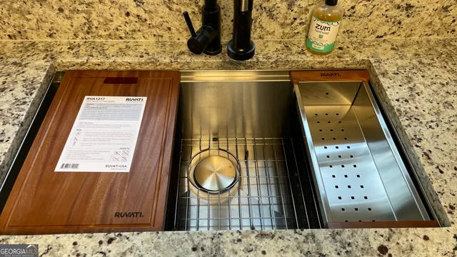 view of a wooden door