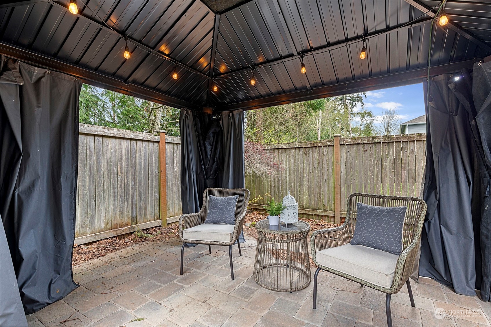 4518 147th Place Southeast Bothell, WA 98012 - Photo 33 of 36 a outdoor living space with furniture and garden view