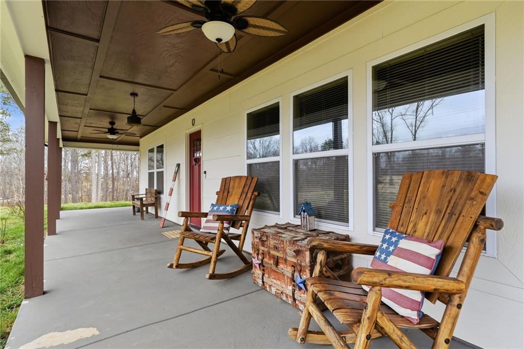 1100 Soap Creek Road Ball Ground, GA 30107 - Photo 71 of 107 a view of an outdoor space with seating area