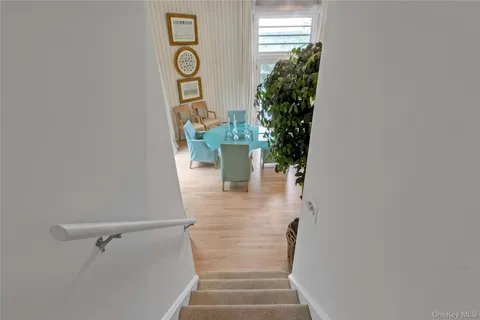 a outdoor space with furniture