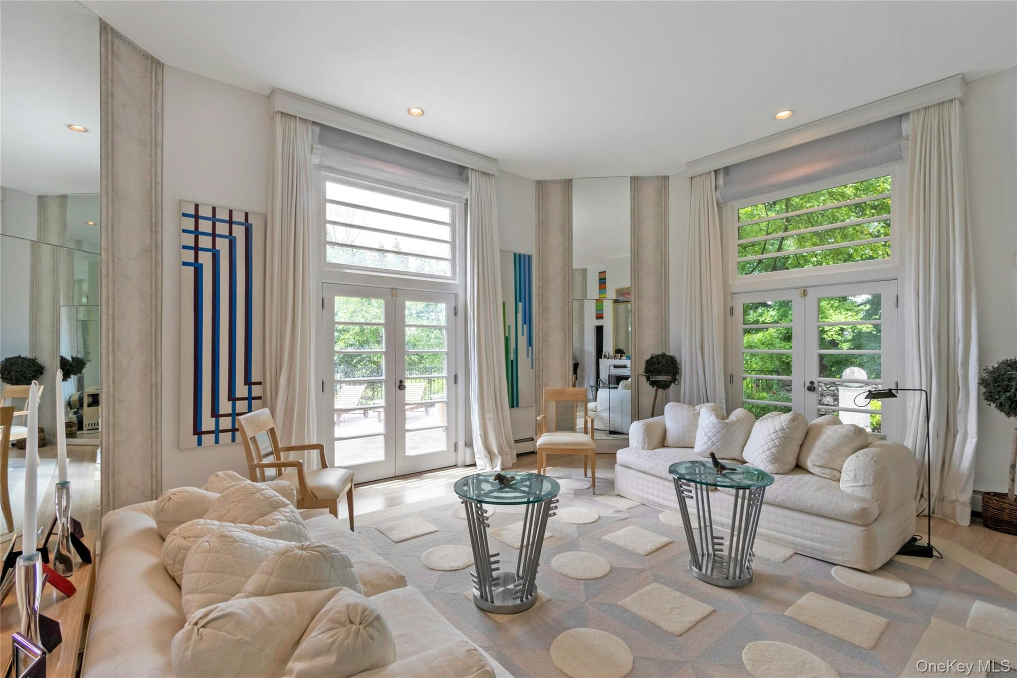 94 Cliff Road Tuxedo Park, NY 10987 - Photo 5 of 37 a living room with furniture and a large window