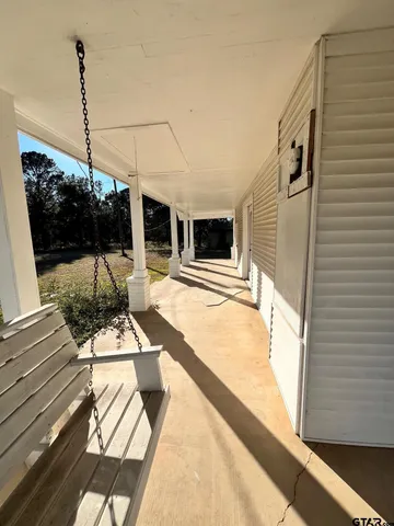 a view of a living room and front door