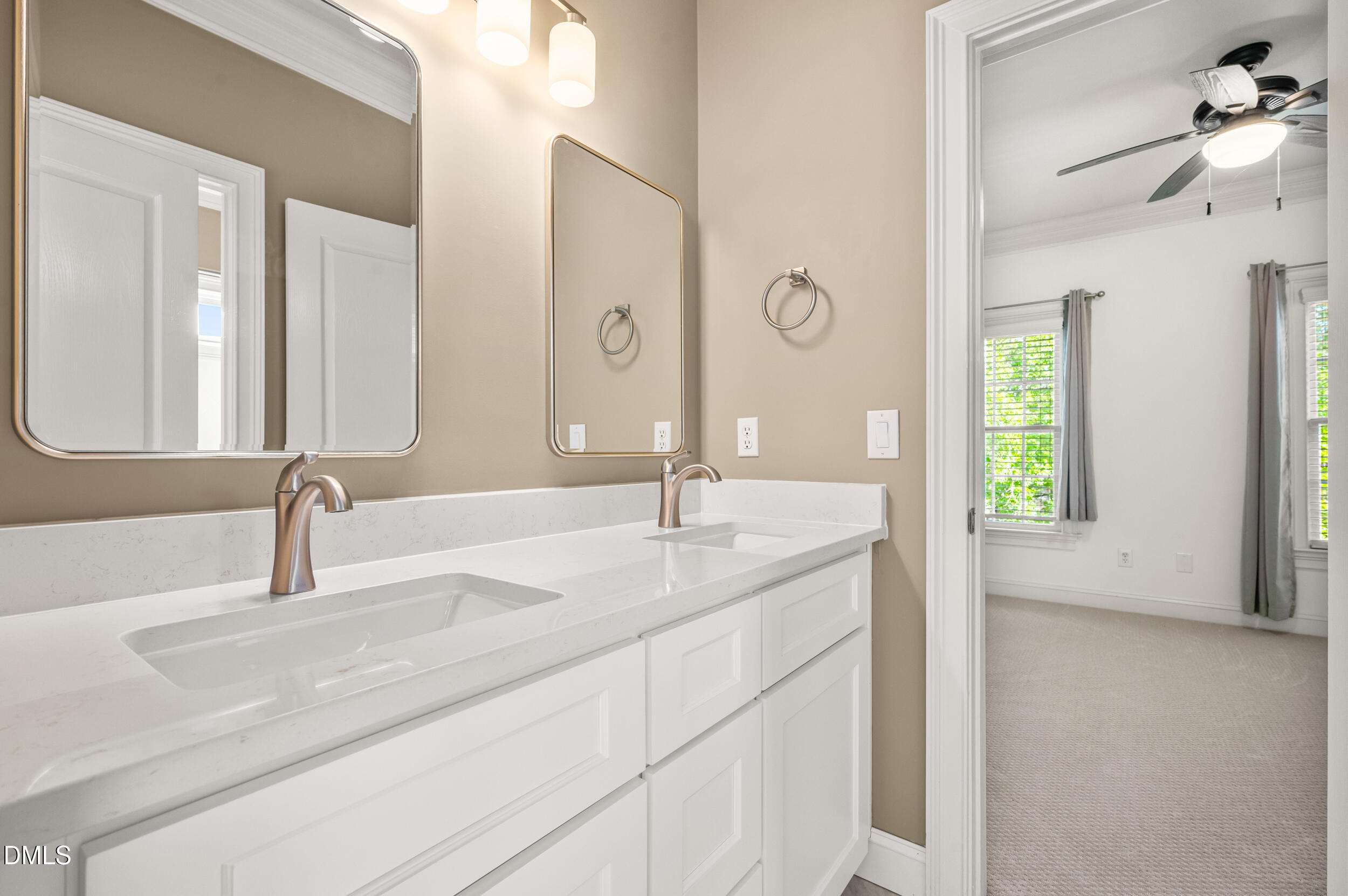 3821 Falls River Avenue Raleigh, NC 27614 - Photo 46 of 76 Jack-and-Jill full bathroom between bedrooms 3 and 4