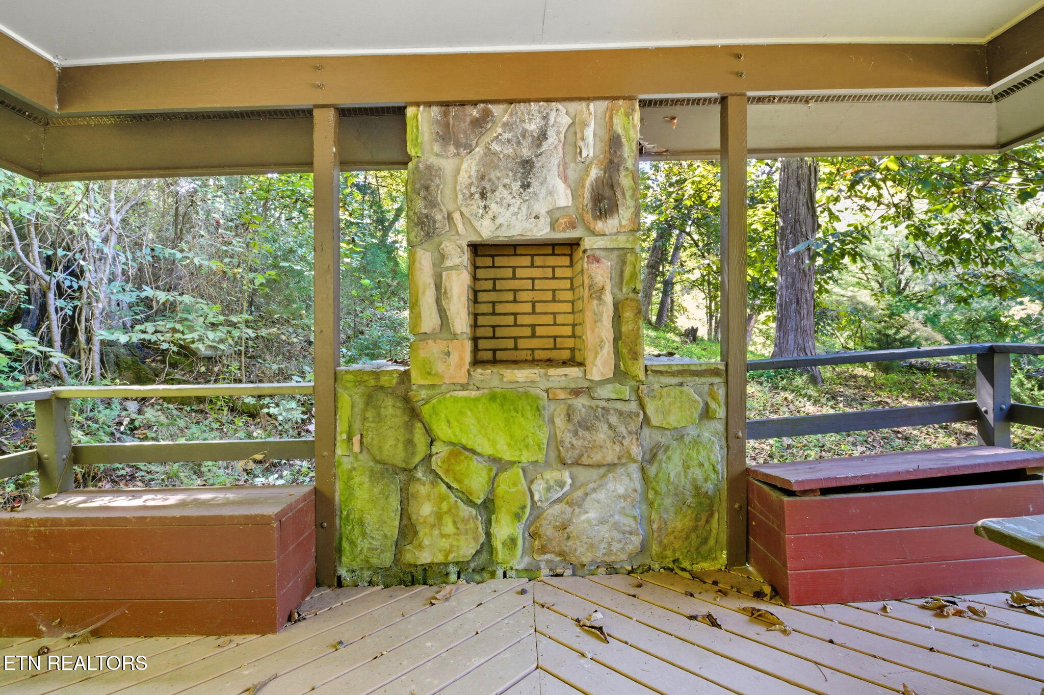 1356 Jayell Road Sevierville, TN 37862 - Photo 35 of 59 Pavilion Fireplace
