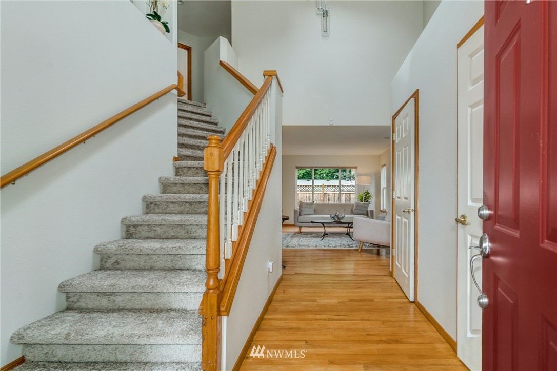 19212 1st Avenue West Bothell, WA 98012 - Photo 4 of 22 a view of entryway and hall with wooden floor