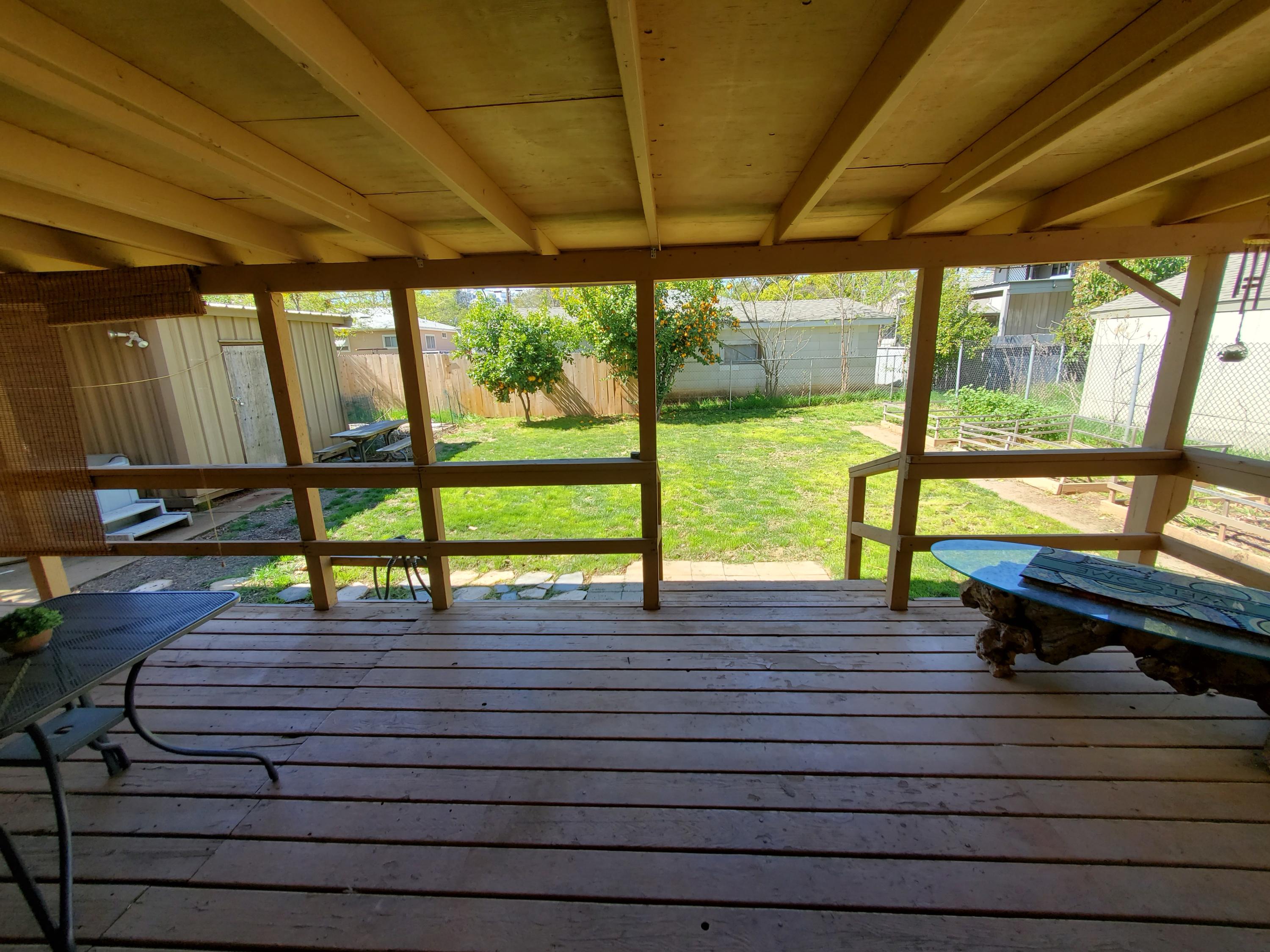 2476 California Street Redding, CA 96001 - Photo 5 of 32 a view of a patio with wooden floor