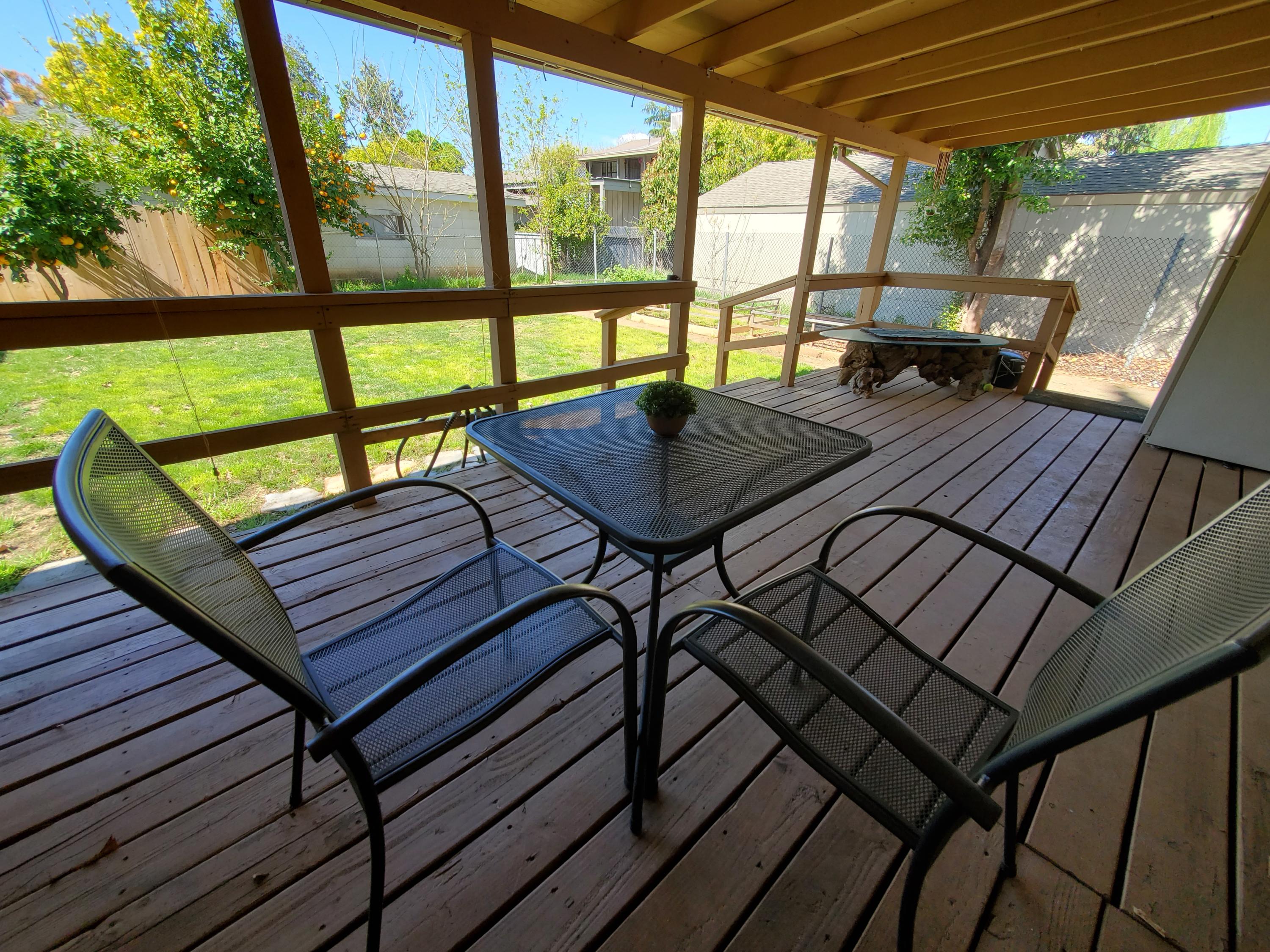 2476 California Street Redding, CA 96001 - Photo 8 of 32 a view of a outdoor seating area