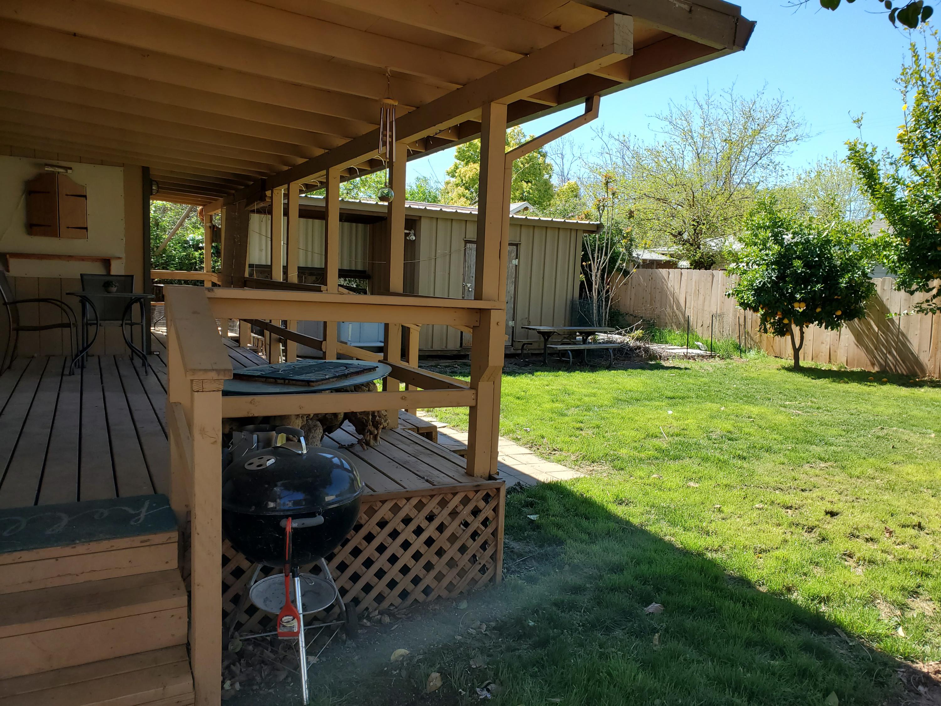 2476 California Street Redding, CA 96001 - Photo 9 of 32 a view of outdoor space and deck