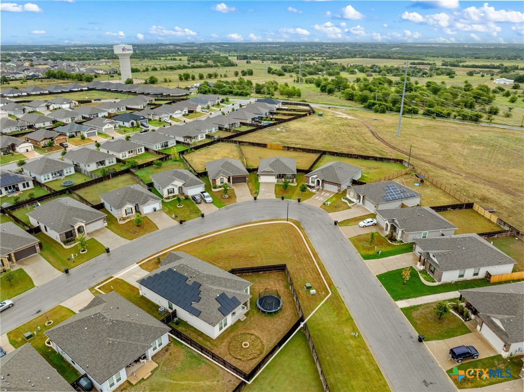 7617 Lee Hall Loop Temple, TX 76502 - Photo 23 of 26 an aerial view of residential houses with outdoor space