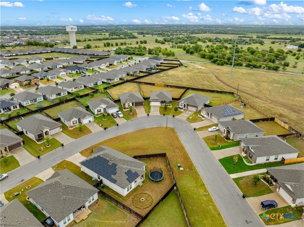 7617 Lee Hall Loop Temple, TX 76502 - Photo 24 of 26 an aerial view of residential houses with outdoor space