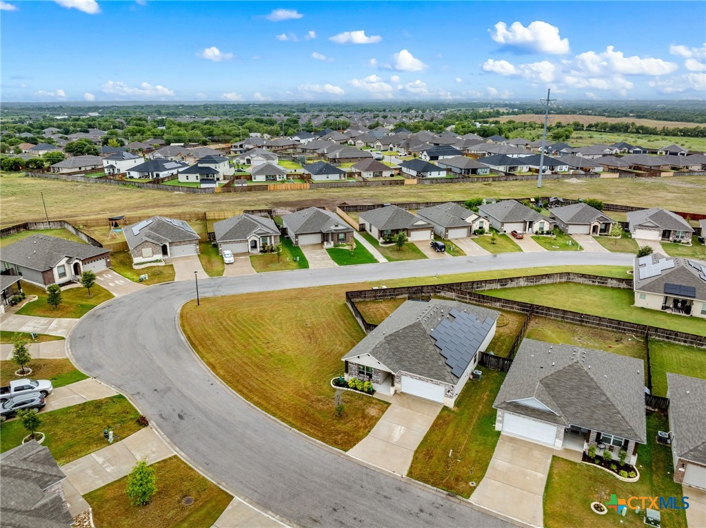 7617 Lee Hall Loop Temple, TX 76502 - Photo 25 of 26 an aerial view of a pool a patio swimming pool and outdoor seating