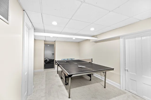 a room with furniture