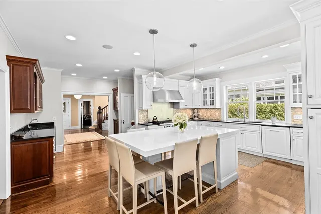a large kitchen with lots of counter space and appliances