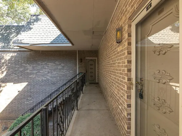 a view of a corridor