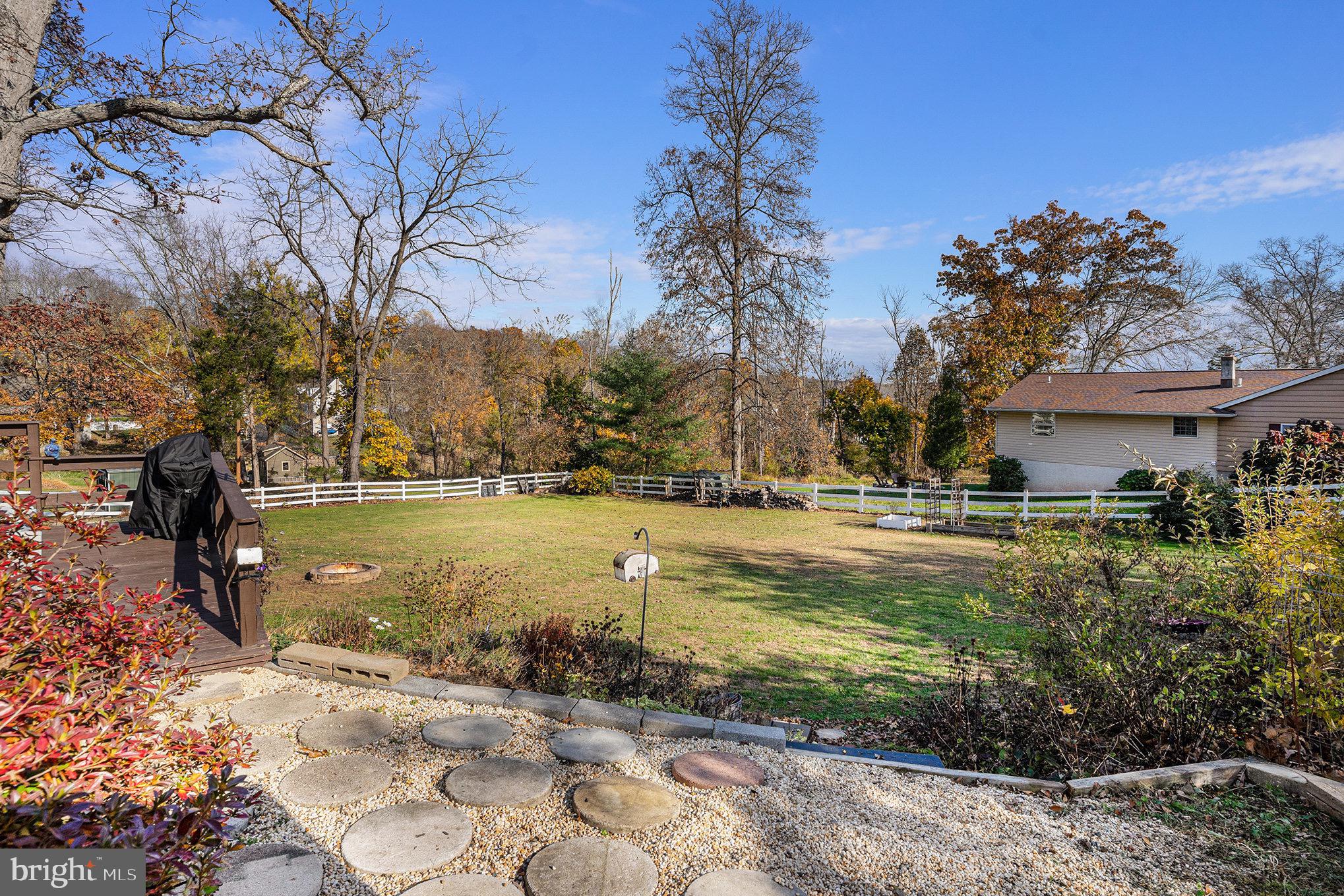 501 Walnut Street Green Lane, PA 18054 - Photo 24 of 28 a view of yard with swimming pool and green space
