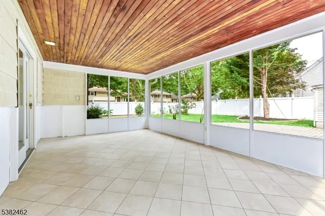 a view of a patio with a outdoor seating