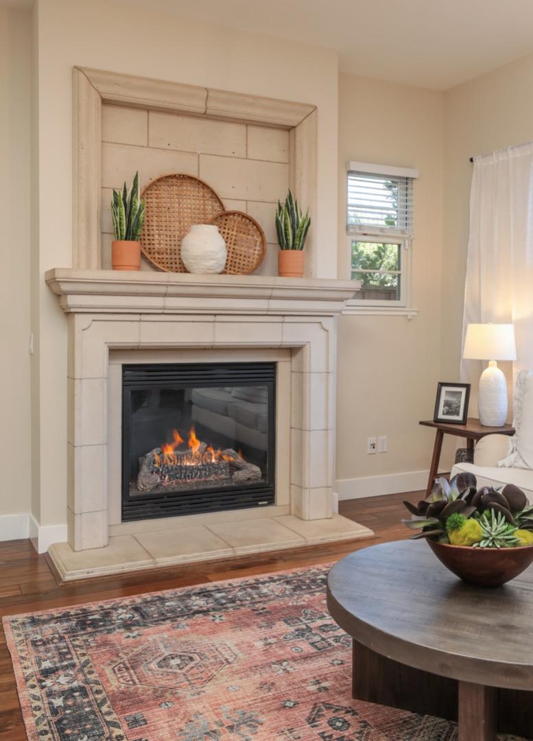 920 Rincon Street Mountain View, CA 94040 - Photo 11 of 45 a living room with furniture and a fireplace