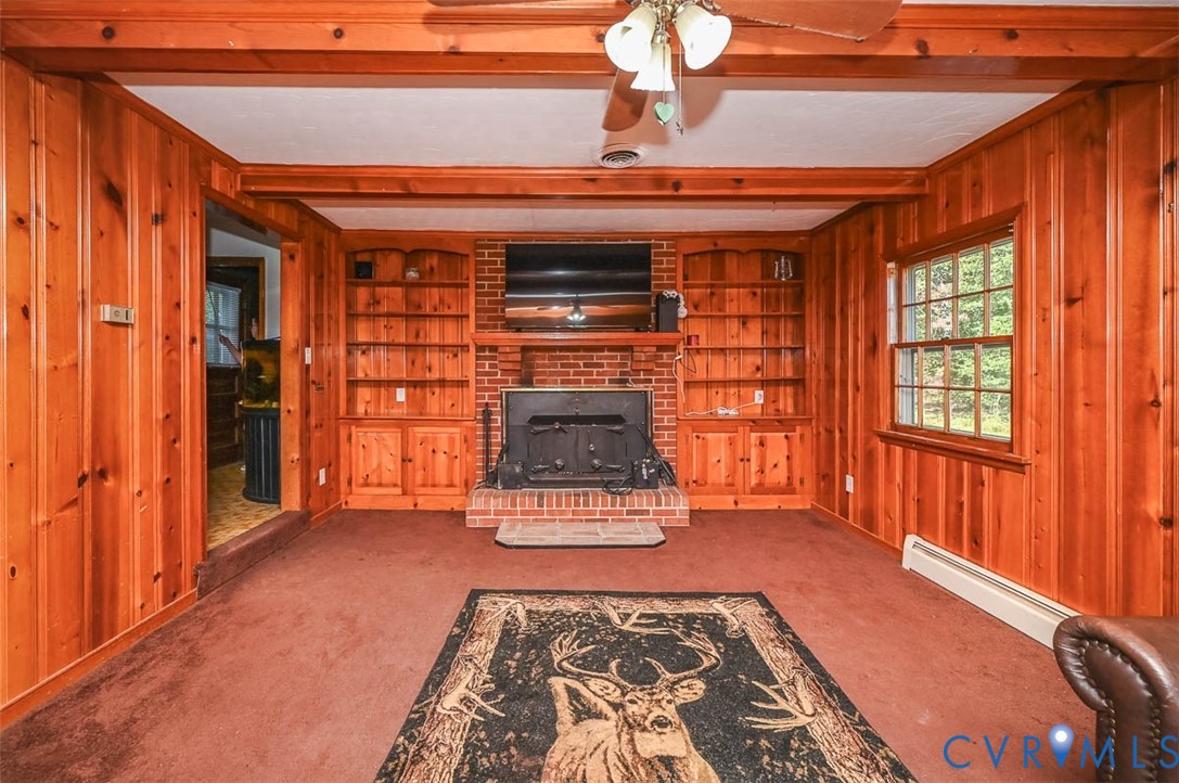 8968 King William Road Aylett, VA 23009 - Photo 6 of 17 Unfurnished living room featuring built in feature
