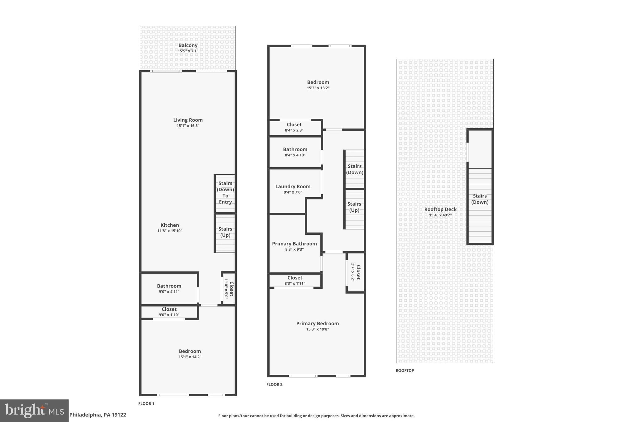1753 North Marshall Street, Unit B Philadelphia, PA 19122 - Photo 34 of 34 a picture of a floor plan