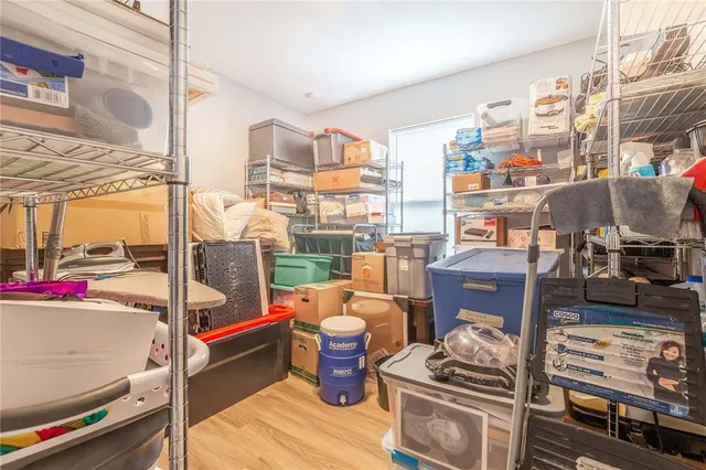 a room with furniture