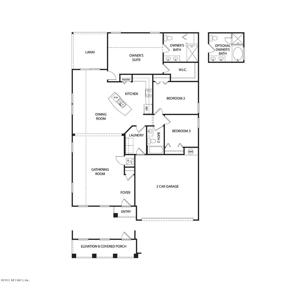 2412 Raptor Road Fleming Island, FL 32003 - Photo 13 of 13 Heron Floorplan Web