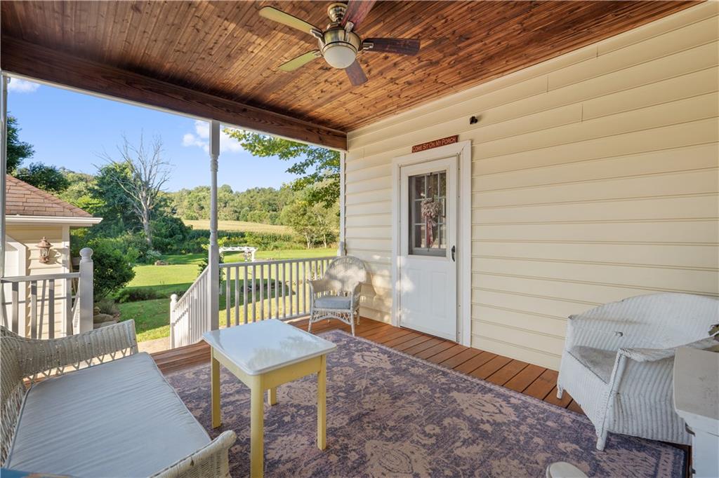 645 Cemetery Road Perryopolis, PA 15473 - Photo 7 of 31 a balcony with furniture