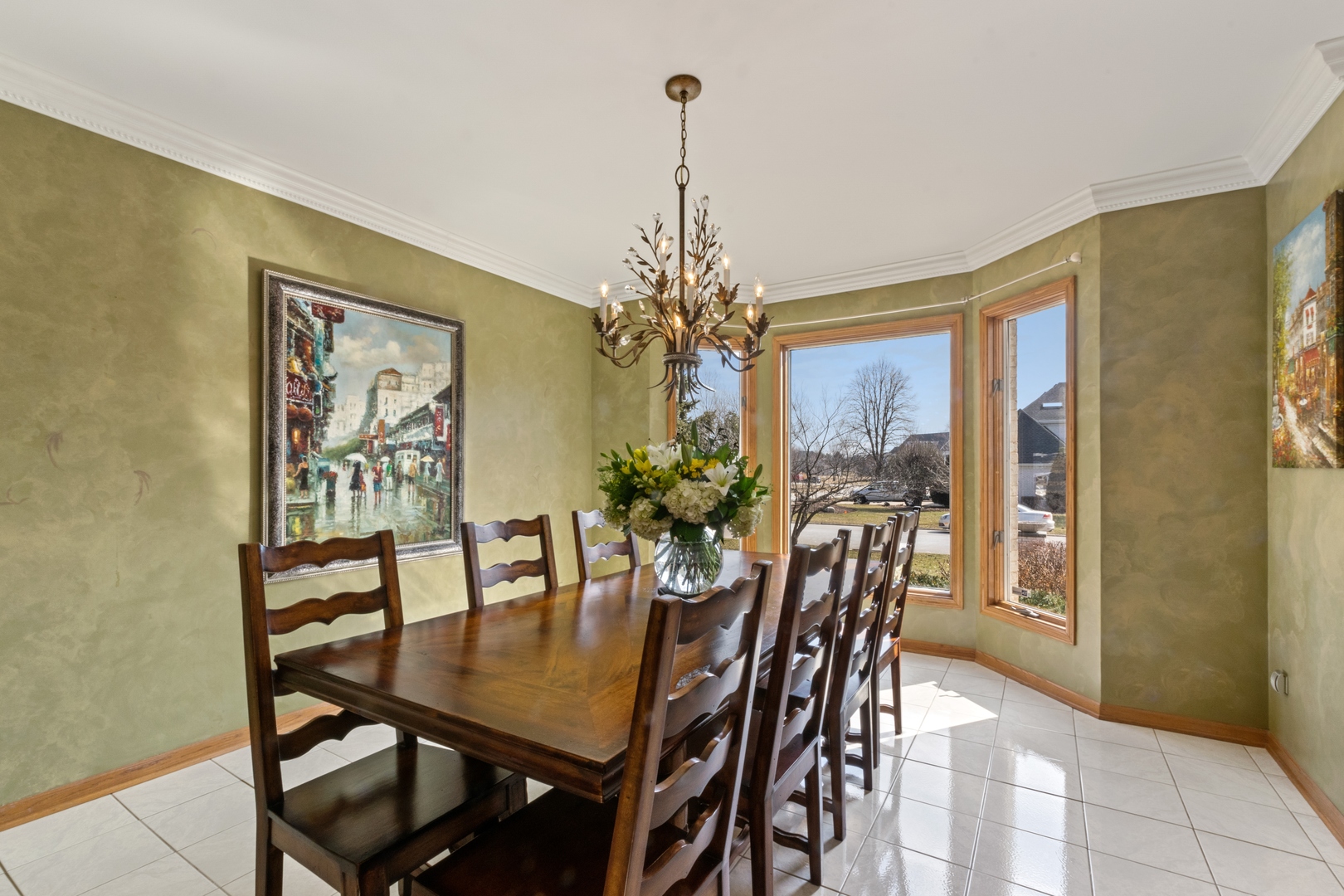 13610 South Kickapoo Trail Homer Glen, IL 60491 - Photo 11 of 37 a view of a dining room with furniture and window