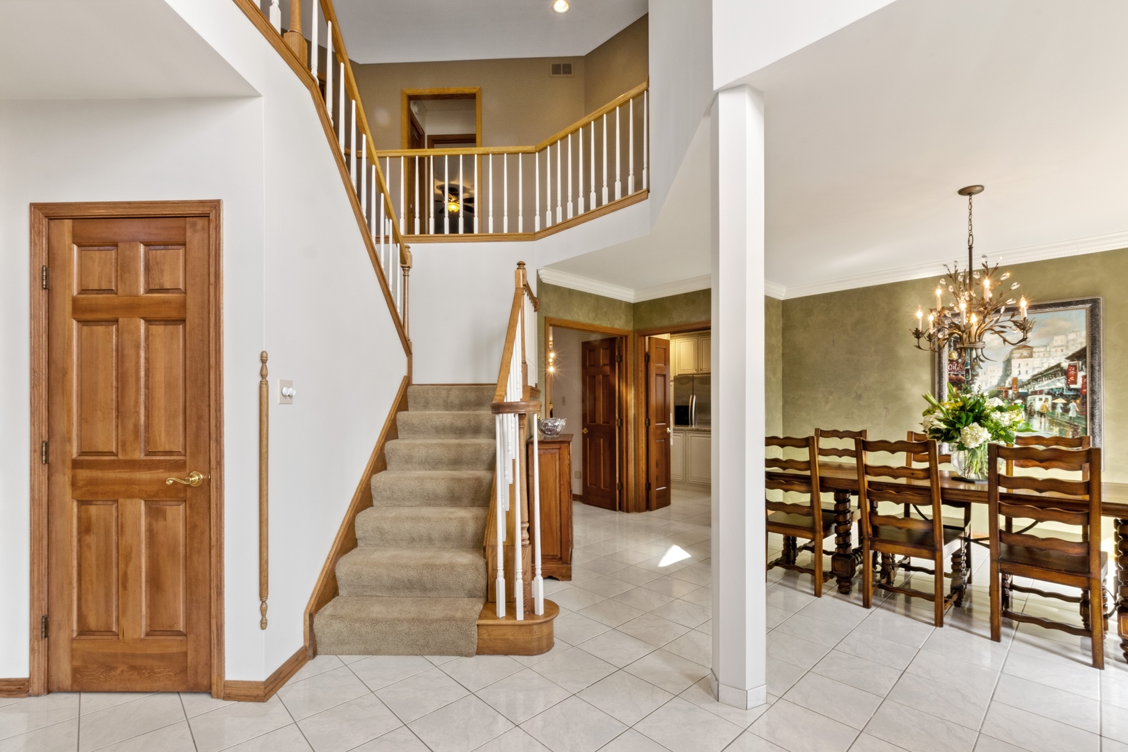 13610 South Kickapoo Trail Homer Glen, IL 60491 - Photo 12 of 37 a view of entryway and hall with dining room