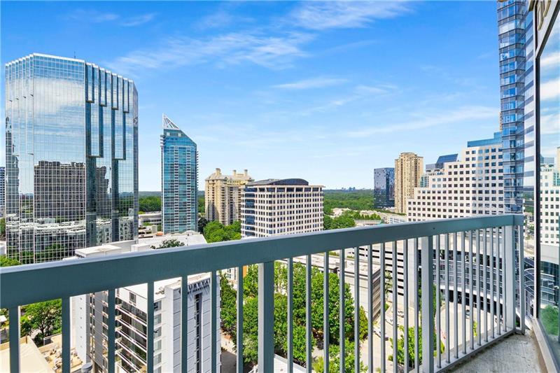 3324 Peachtree Road Northeast, Unit 1419 Atlanta, GA 30326 - Photo 18 of 43 a city view from a balcony